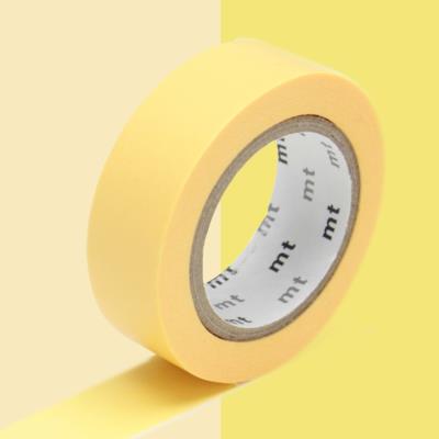 Masking Tape MT - 15 mm - Uni jaune - Masking Tape (MT)