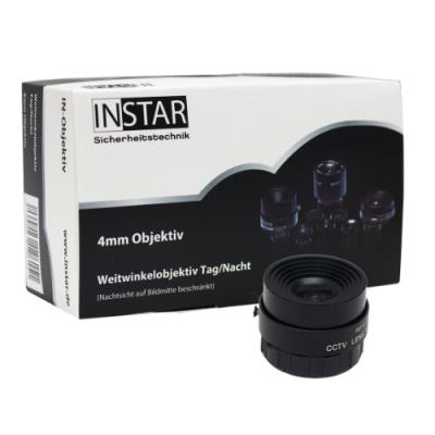 Instar 100733 Objectif grand angle 90Â° pour IN-5907HD 4Â mm