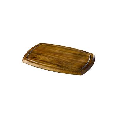 Genware nev-wsb3625 planche de service en bois d'acacia, réversible, 36 cm x 25 cm