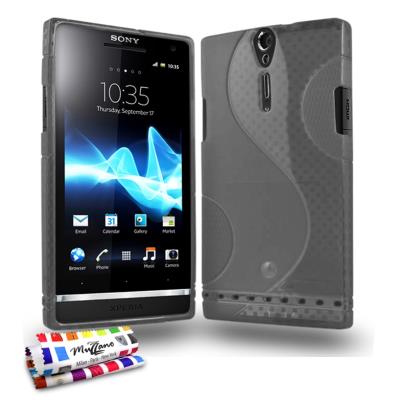 Coque Souple ORIGINALE Ultra Fine Gris , Le S, Premium de MUZZANO pour SONY LT26 LT26i