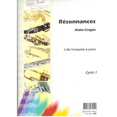 Partitions classique ROBERT MARTIN CREPIN ALAIN - RESONNANCES - TROMPETTE Trompette