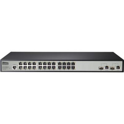 Netis st3326m switch niv2 24 ports 10 100 +2 combo giga sfp netis system co.ltd
