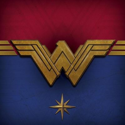WONDER WOMAN - Canvas 40X40 '18mm' - Emblem