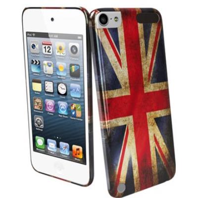 Coque Nzup motif UK Union Jack Anglais pour Apple iPhone 5 avec film protecteur.