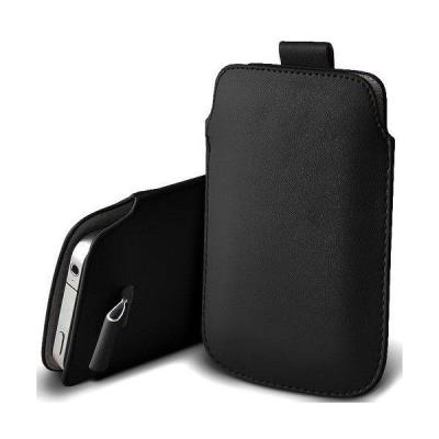 pochette housse étui coque cuir noir ozzzo pour blackberry classic