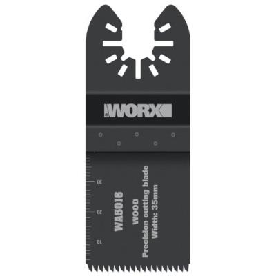 Worx Wa5016.3 Sonicrafter Lot De 3 Lames De Scie Universelles Pour Bois 35 Mm