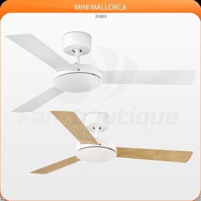 Ventilateur de plafond moderne 106 cm blanc faro MINI MALLORCA 33603