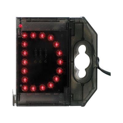 Lettre lumineuse à LED - ''d'' rouge