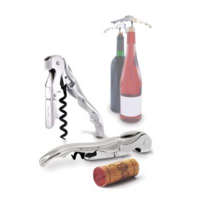Sommelier double levier 3 pièces PULLTAP'S classic Evolution Hbox - 107-804-00 - Acier inoxydable - Inox brillant - Chromé