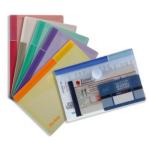 Pqt de 5 Pochettes Porte-Document Transparent à Pression Couleurs Vives A5  - Boîte de classement - Achat & prix