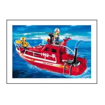 bateau pompier playmobil 3128