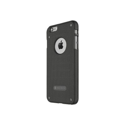 Urban Revolt Endura - Achterzijde behuizing voor mobiele telefoon - metaal, rubbercoating - zwart - voor Apple iPhone 6 Plus