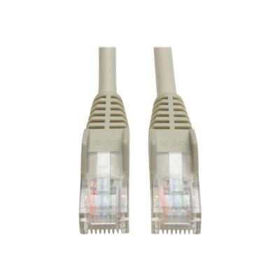 Tripp Lite 7ft Cat5e / Cat5 Snagless Molded Patch Cable RJ45 M/M Gray 7' - verbindingskabel - 2.1 m - grijs