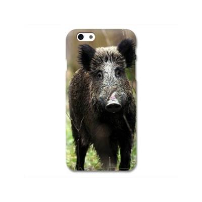 Coque Iphone 7 chasse peche - - sanglier bois N