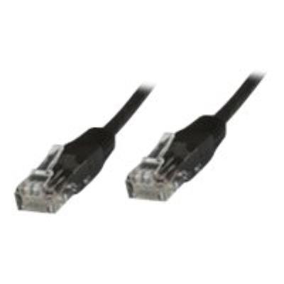 MicroConnect netwerkkabel - 0.5 m - zwart