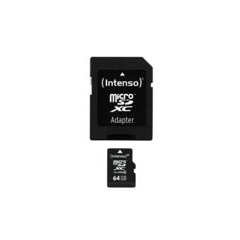 Kingston SDCX10/64GB Carte micro SDHC/SDXC Classe 10 UHS-I de 64Go vitesse  minimum de 10MB/s avec adaptateur SD