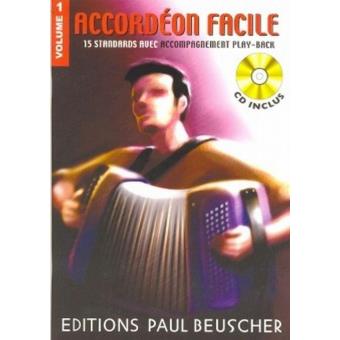 Partitions variété, pop, rock... PAUL BEUSCHER PUBLICATIONS ACCORDÉON FACILE VOL.1 + CD Autres instruments - 1