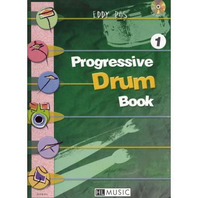 Méthodes et pédagogie LEMOINE ROS EDDY - PROGRESSIVE DRUM BOOK 1 + CD - BATTERIE Batterie
