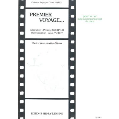 Partitions classique LEMOINE VOIRPY ALAIN - PREMIER VOYAGE - COR, PIANO Cor