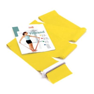 Sissel fitband bande latex mixte adulte jaune 5 m