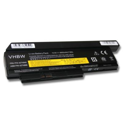 vhbw Batterie 6600mAh notebook Lenovo ThinkPad X220, X220i, X220s remplace 42T4863,42T4865,42T4866,42T4867, 42T4875, 42T4876, 42T4901,42T4902, 42Y4864