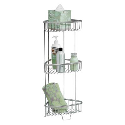 Etagère d'angle 3 niveaux - InterDesign - Inox