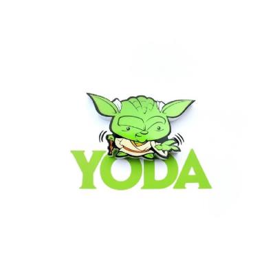 Star wars veilleuse led 3d light fx minis-yoda 8 cm vert