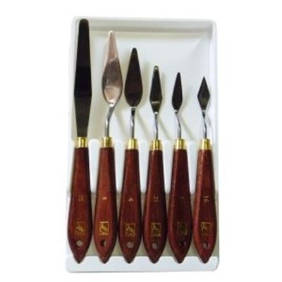 Assortiment de 6 couteaux à peindre Lefranc & Bourgeois