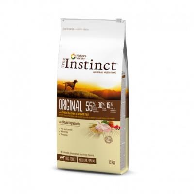 True instinct - chien adulte medium maxi - original au poulet - 12 kg