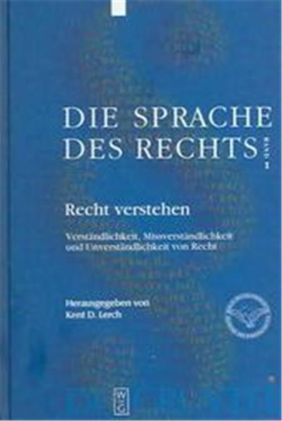 Die Sprache Des Rechts