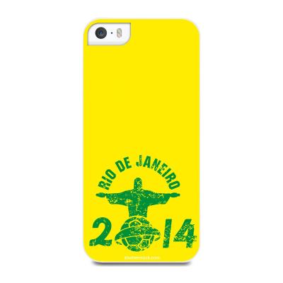 Muvit Coque Blanche Bresil Rio 2014 Apple Iphone 5 5S