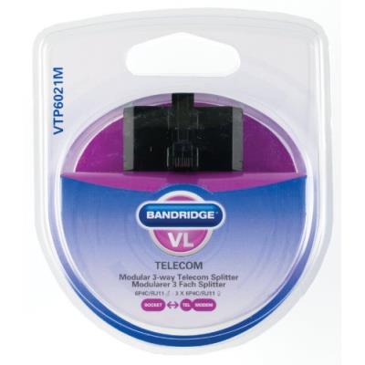 Bandridge Valueline Modular 3 Way Telecom Splitter - telefoonsplitser
