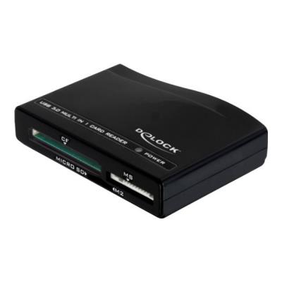 Delock USB 3.0 Card Reader All in 1 - Kaartlezer - alles-in-1 (Meerdere formaten) - USB 3.0