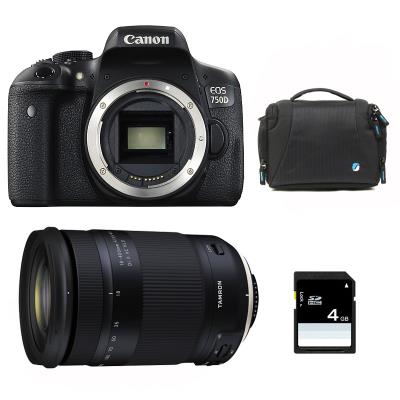 CANON eos 750d + tamron 18-400 vc + sac + carte sd 4go