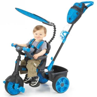Little tikes - 634338c - tricycle - 4 en 1 deluxe neon bleu noir