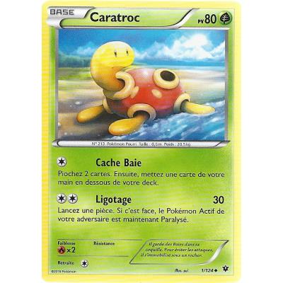 Acheter Carte Pokemon - XY10 - Impact des Destins - Caratroc - PV 80 - 1/124 - Peu Commune - VF État correct - 16,00 € Carte Pokemon - XY10 - Impact des Destins - Caratroc - PV 80 - 1/124 - Peu Commune - VF État correct - Asmodee reconditionné disponible sur Fnac