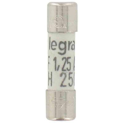 Legrand cartouche fusible pour appareils électroniques 1,6a 368w 5 x 20mm 1068573