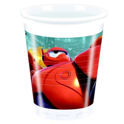 8 Gobelets plastique Les Nouveaux Héros™