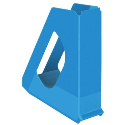 Esselte europost - vivida porte-revue en polystyrène a4 68 mm - bleu 623937