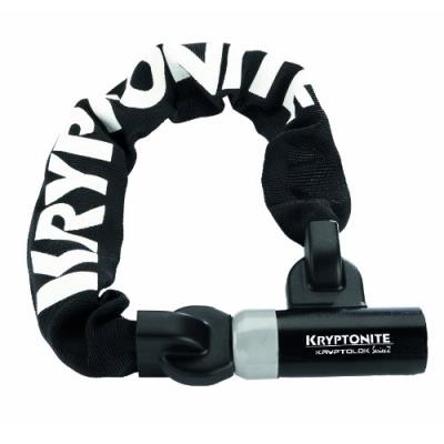 Kryptonite 3500321 antivol avec câble et chaîne evolution serie 2 integrated chain 955, noir petit modèle