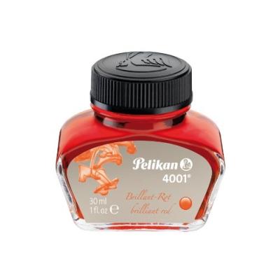 Pelikan encre 4001 flacon dencre 30 ml rouge brillant 301036