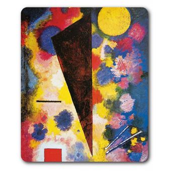 Tapis De Souris Personnalisé Inspiré De Kandinsky – Réf 377, Motif Au Choix, Texte Dispo