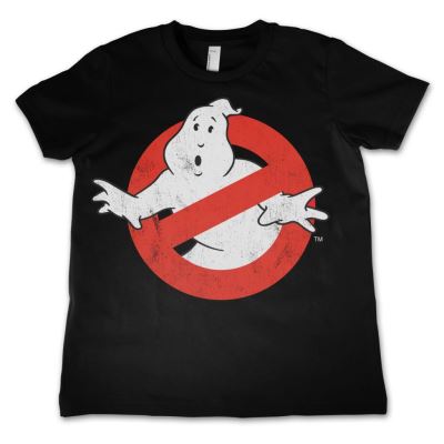 GHOSTBUSTER - T-Shirt KIDS Logo Distressed (8 Years)