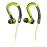 Philips ActionFit SHQ3400CL Écouteurs Sport Tour d'Oreille Ultra-Légers, Résistants à la Sueur avec Câble Renforcé, Noir et Vert_0