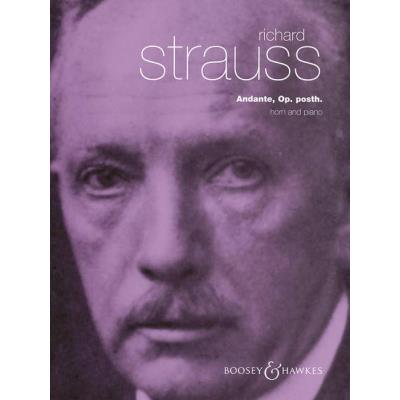 Partitions classique BOOSEY & HAWKES STRAUSS RICHARD - ANDANTE OP. POSTH. - HORN AND PIANO Cor
