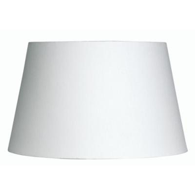 Oaks Lighting Abat-Jour Tambour En Coton Blanc 20 Cm