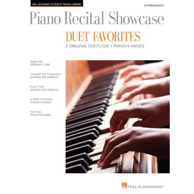 Partitions classique HAL LEONARD RECITAL SHOWCASE DUET FAVES - PIANO DUET Piano