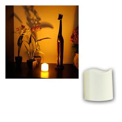 star bougie en plastique à led lumière vacillante minuteur fonctionne à piles, led couleur ambre 7,5 cm x 7,5 cm