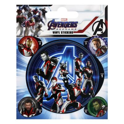 The Avengers Set d'utocollant vinyle Endgame Quantum Realm Suits Vinyl