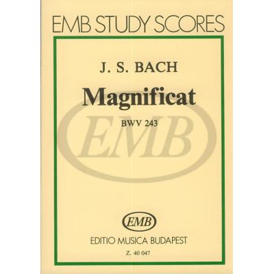 Partitions classique EMB (Editio Musica Budapest) BACH J.S. MAGNIFICAT BWV 243 ORATORIUM Format poche